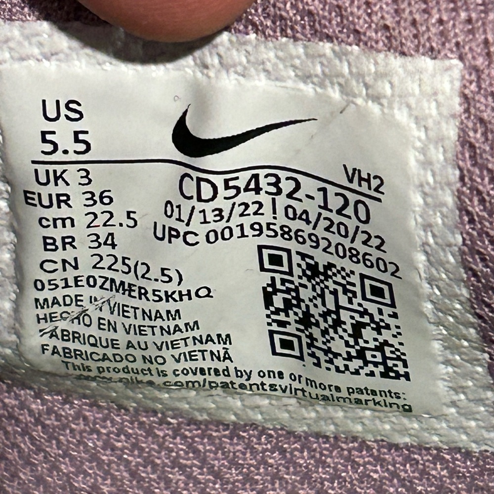 Nike Air Max Excee Running Shoes Womens Sz 5.5 White Pink Blue Grey CD5432-120 - Picture 7 of 9